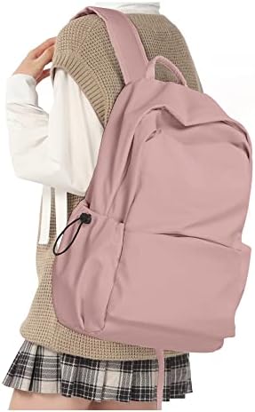 תיק גב תיק גב לנשים Pink backpack For Men Lightweight Gym Backpack Casual Daypack Laptop Backpack College